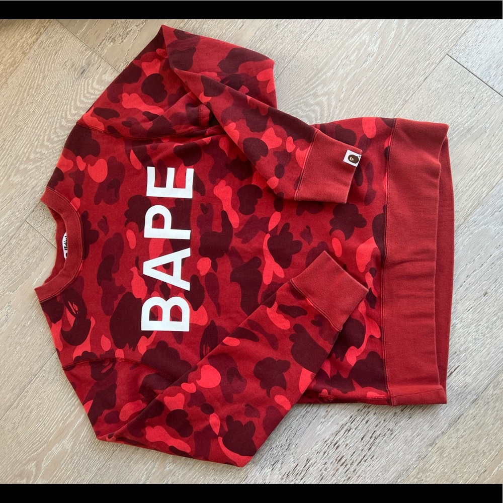 RARE BAPE Crewneck Size Medium